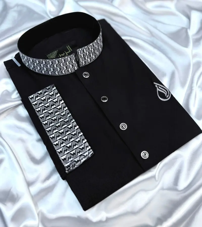 China Micro Stitch Embroidery (BLACK COLOUR)
