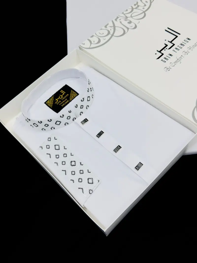Exclusive Stitch Embroidery White
